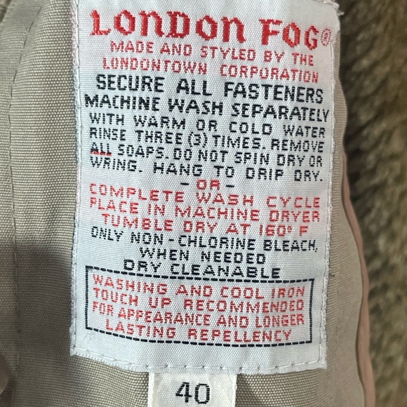 Tan Harrington Jacket Mens Zip Front Classic Style Outerwear Size Large - Picture 14 of 16